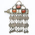 Yomut, talisman holder, silver & cornelian 13 x 7 cms - The Nomads Tent